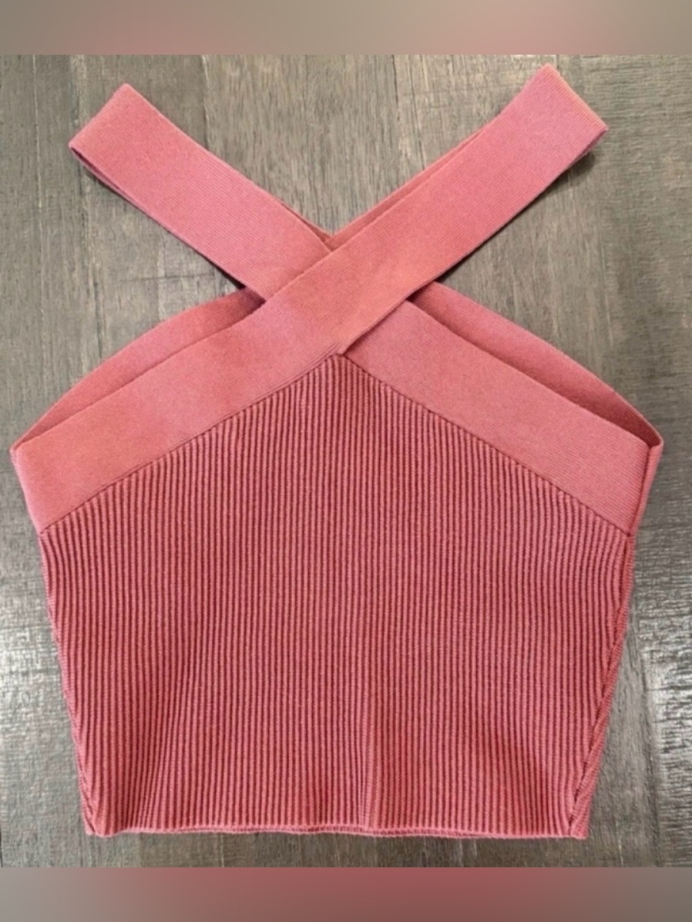 Aritzia Ribbed Crop Top - Picture 4 of 4